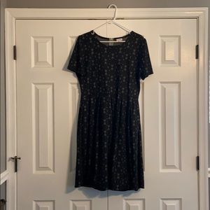 Black Lularoe Amelia dress